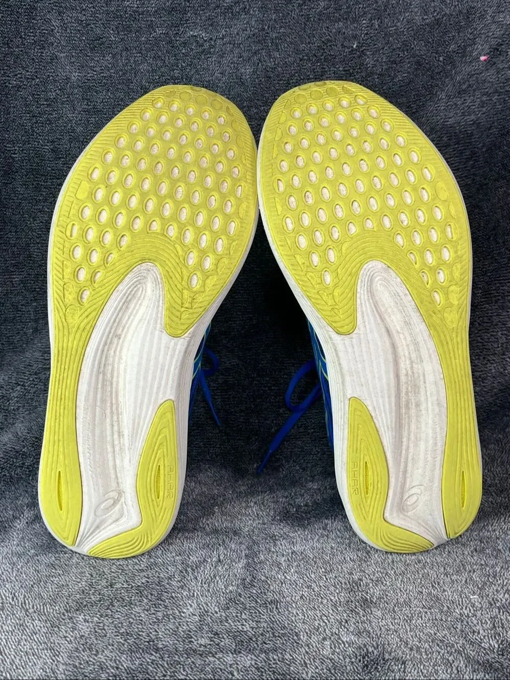 ASICS EvoRide Speed Men's Size 11.5 Blue/Yellow Running Shoes 1011B612